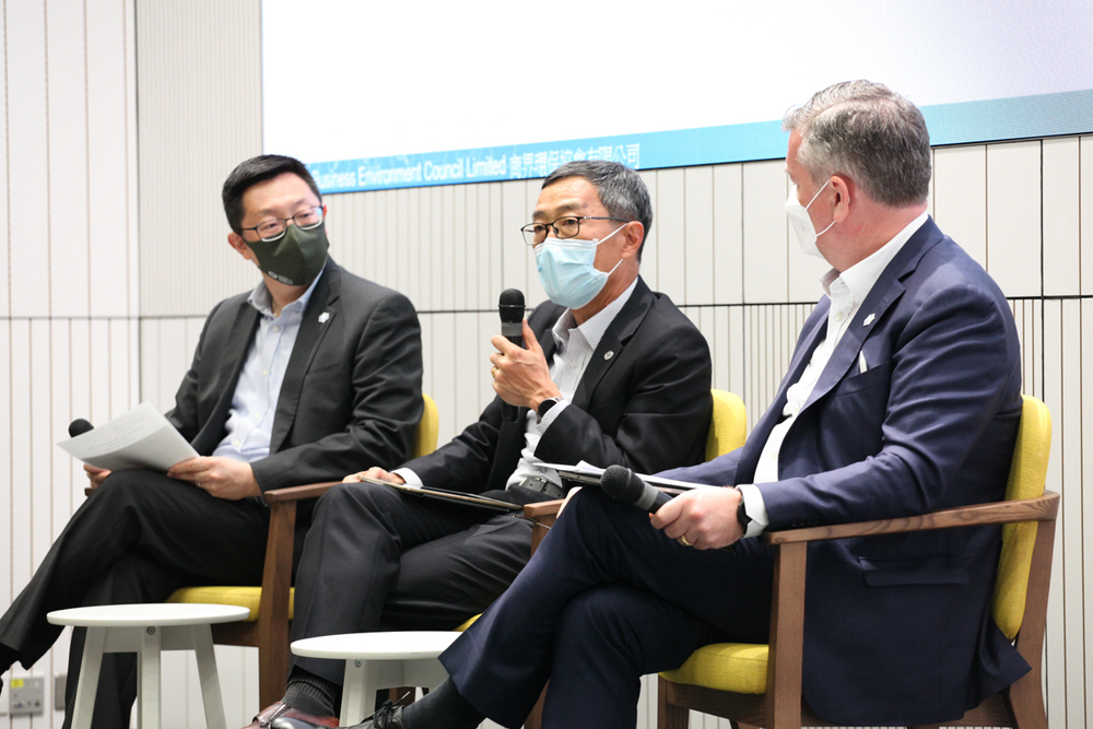 Mr Albert Wong, Chief Executive Officer of Hong Kong Science and Technology Parks Corporation, is the honourable guest of BEC’s inaugural “CEO Dialogue”