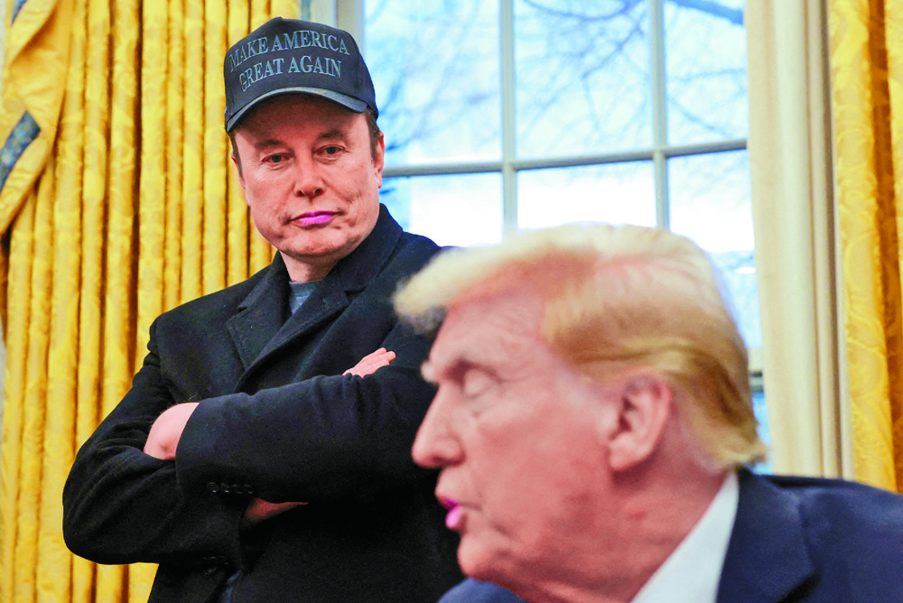 Elon Musk with Donald Trump. REUTERS Elon Musk with Donald Trump. REUTERS