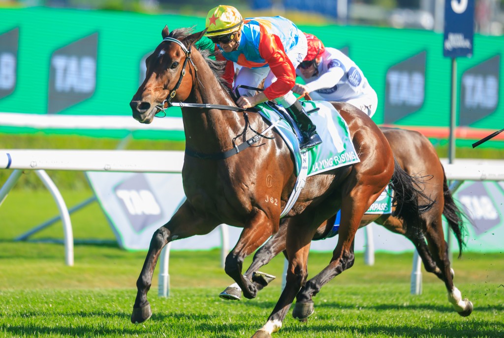 Ka Ying Rising strides to victory in the world's richest race on turf, The Everest, worth A$20 million  (Grant Courtney/Idol Horse) 