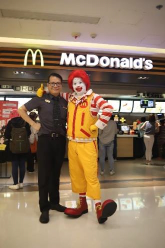 Chan has joined McDonald’s Hong Kong for 26 years.