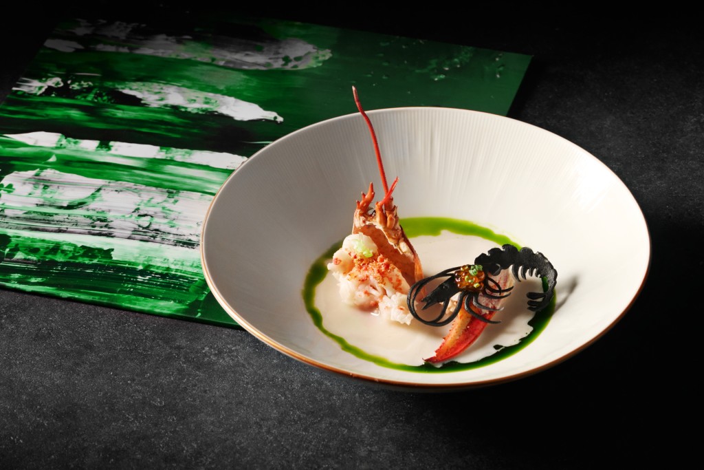 Boston Lobster with Taro Egg White.