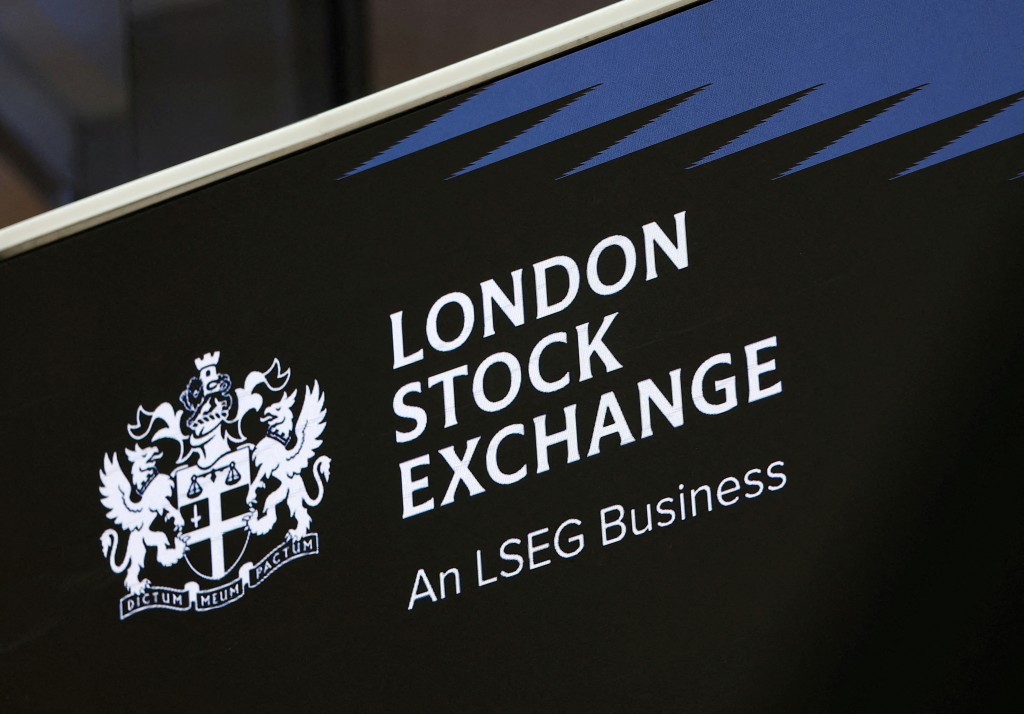 Branding is seen inside the LSEG (London Stock Exchange Group) headquarters in Paternoster Square, London, Britain, April 25, 2025. REUTERS/Toby Melville