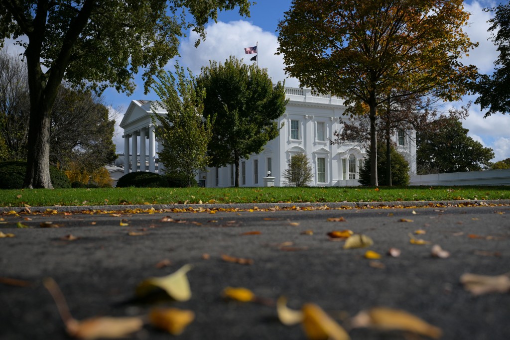 The White House is seen in Washington, DC, on October 30, 2025. (Photo by Oliver Contreras / AFP)