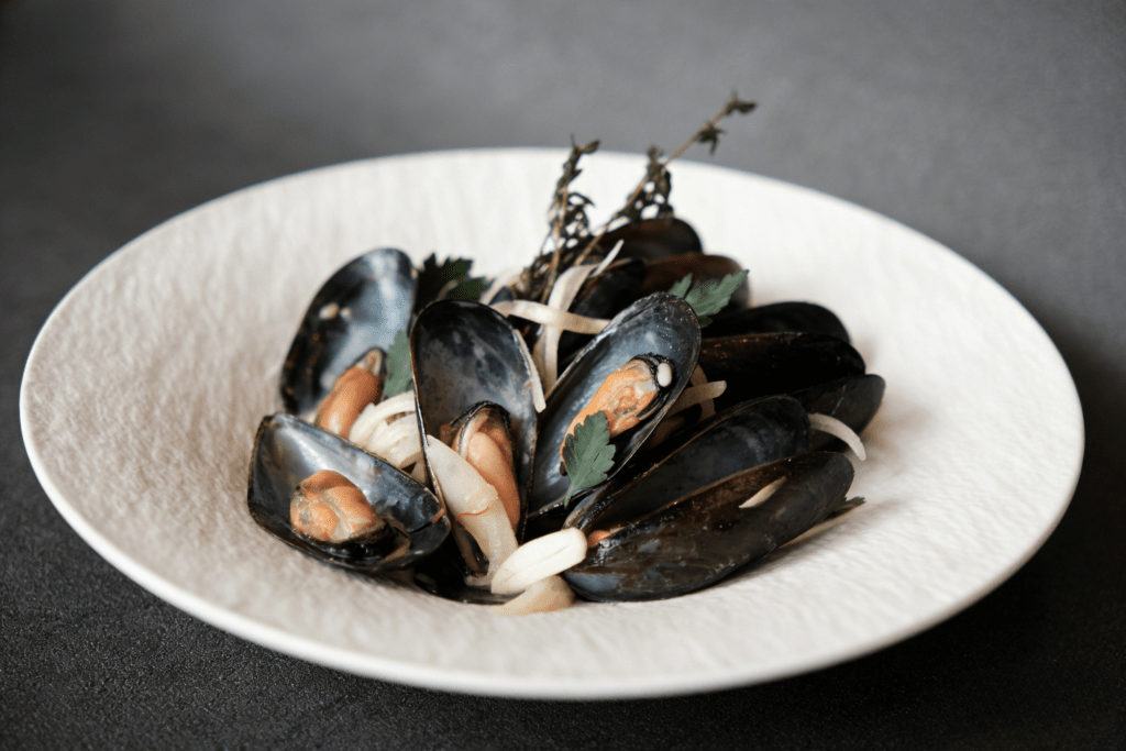 Mussels in White Wine.