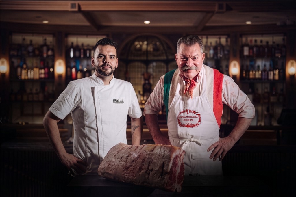 Tributo’s Chef Luis Maldonado (left) and Carna's Dario Cecchini.