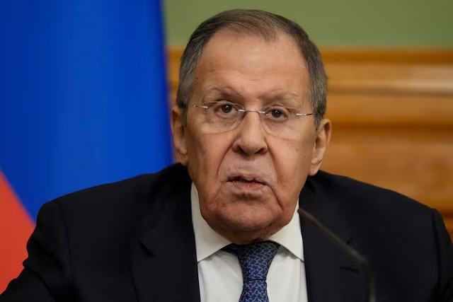 Russian Foreign Minister Sergei Lavrov speaks during a joint news conference with Egyptian Foreign Minister Badr Abdelatty following their meeting in Moscow, Russia April 3, 2026. Pavel Bednyakov/Pool via REUTERS/File Photo Purchase Licensing Rights