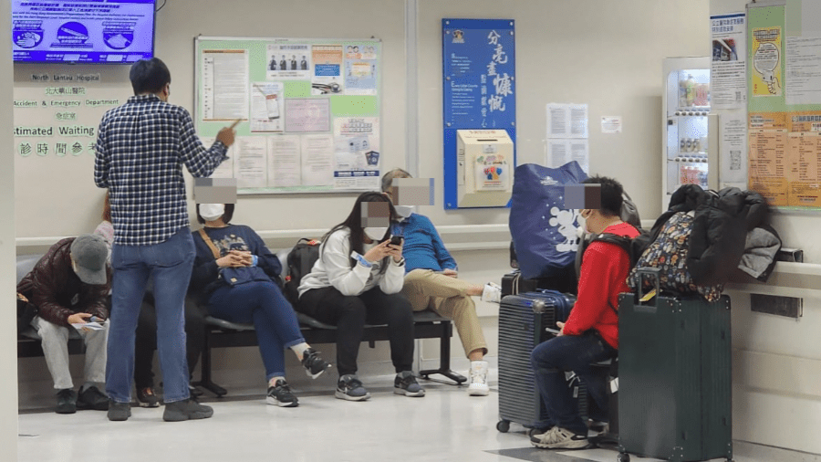 Members of the tour group visited the North Lantau Hospital for a checkup upon returning to Hong Kong. Members of the tour group visited the North Lantau Hospital for a checkup upon returning to Hong Kong.