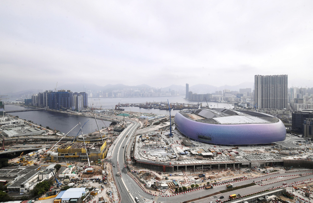 Among the venues where events will be staged are the Kai Tak Sports Park, which is under construction, and the Hong Kong Velodrome, bottom. Among the venues where events will be staged are the Kai Tak Sports Park, which is under construction, and the Hong Kong Velodrome, bottom.