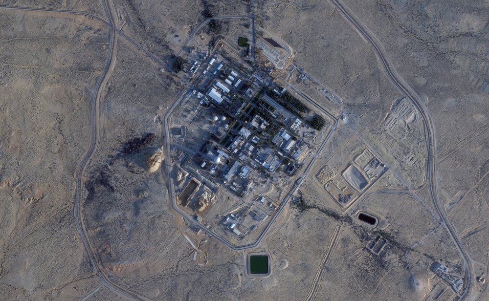 This Monday, February 22, 2021 satellite photo from Planet Labs Inc. shows construction at the Shimon Peres Negev Nuclear Research Center near the city of Dimona, Israel. A long-secretive Israeli nuclear facility that gave birth to its undeclared atomic weapons program is undergoing what appears to be its biggest construction project in decades, according to satellite photos analyzed by The Associated Press. This Monday, February 22, 2021 satellite photo from Planet Labs Inc. shows construction at the Shimon Peres Negev Nuclear Research Center near the city of Dimona, Israel. A long-secretive Israeli nuclear facility that gave birth to its undeclared atomic weapons program is undergoing what appears to be its biggest construction project in decades, according to satellite photos analyzed by The Associated Press.