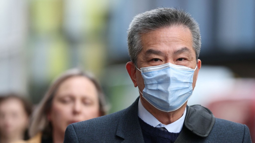 Bill Yuen arrives at Old Bailey court in London. (Reuters)