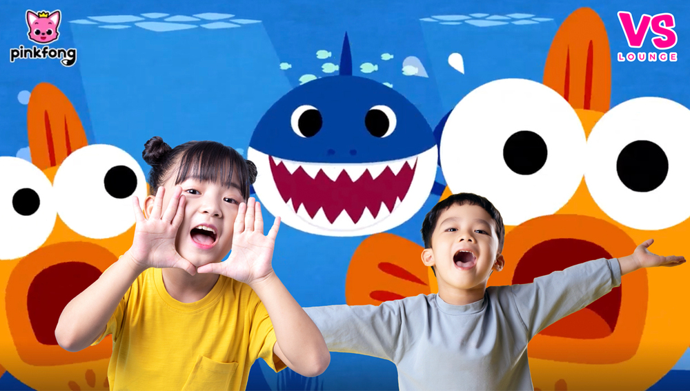 Kids can jump into the world of the Baby Shark music video.