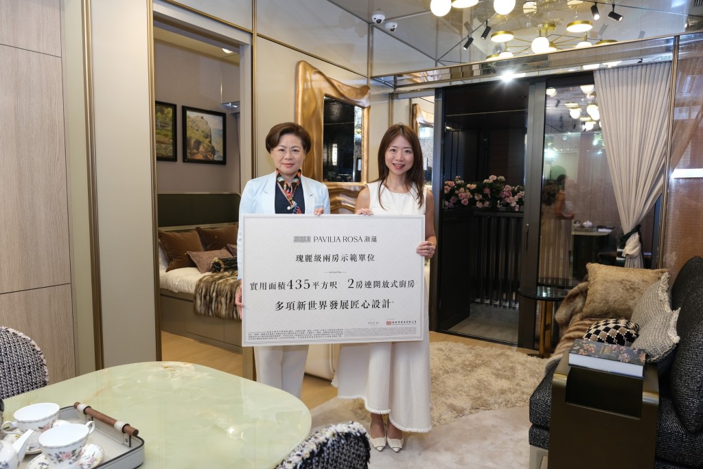 Cannas Ho Ka-yan, director of sales and marketing at NWD (right)