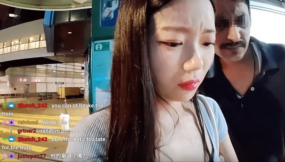 A video of may5w's ordeal has gone viral. The South Korean, right, during one of her trips. A video of may5w's ordeal has gone viral. The South Korean, right, during one of her trips.