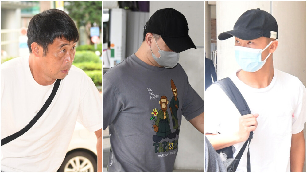 Chiu Chung-man (L), Ho Sze-hon, and Liang Ngai-tung (R). Chiu Chung-man (L), Ho Sze-hon, and Liang Ngai-tung (R).