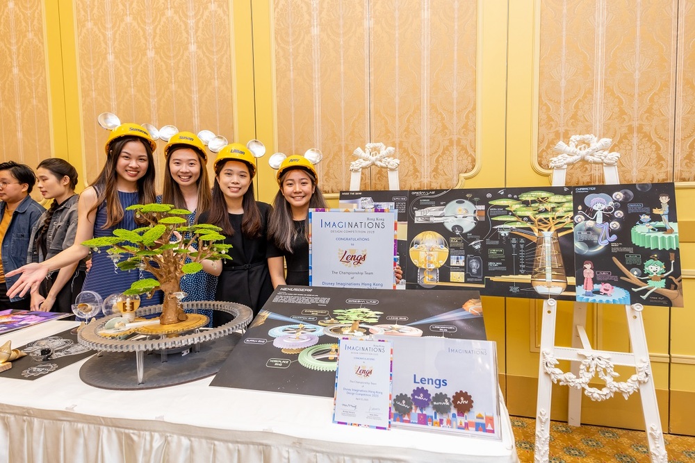 Champion team of Disney Imaginations Hong Kong 2023 Design Competition