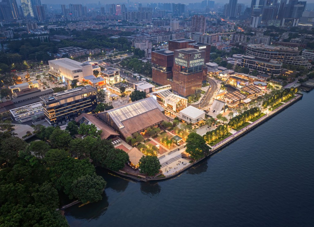 A bird’s-eye view of the first phase of Taikoo Li Julong Wan Guangzhou