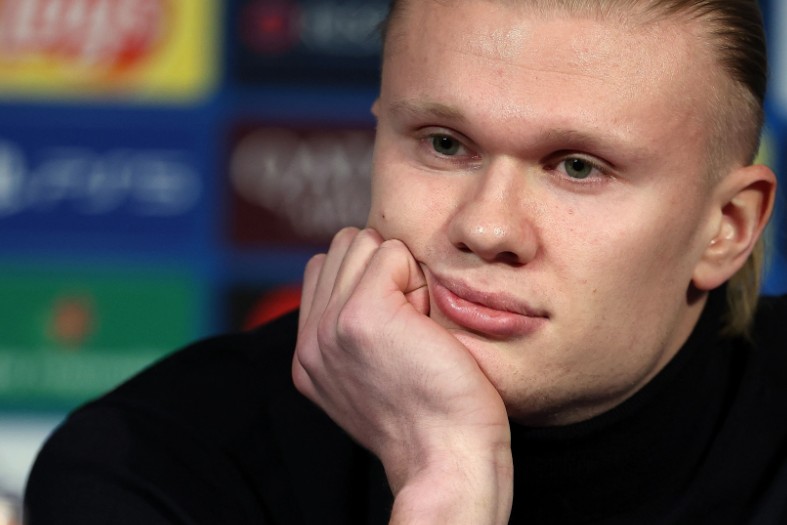 Erling Haaland is so fascinated by the game he has invested in a new chess tour. AFP