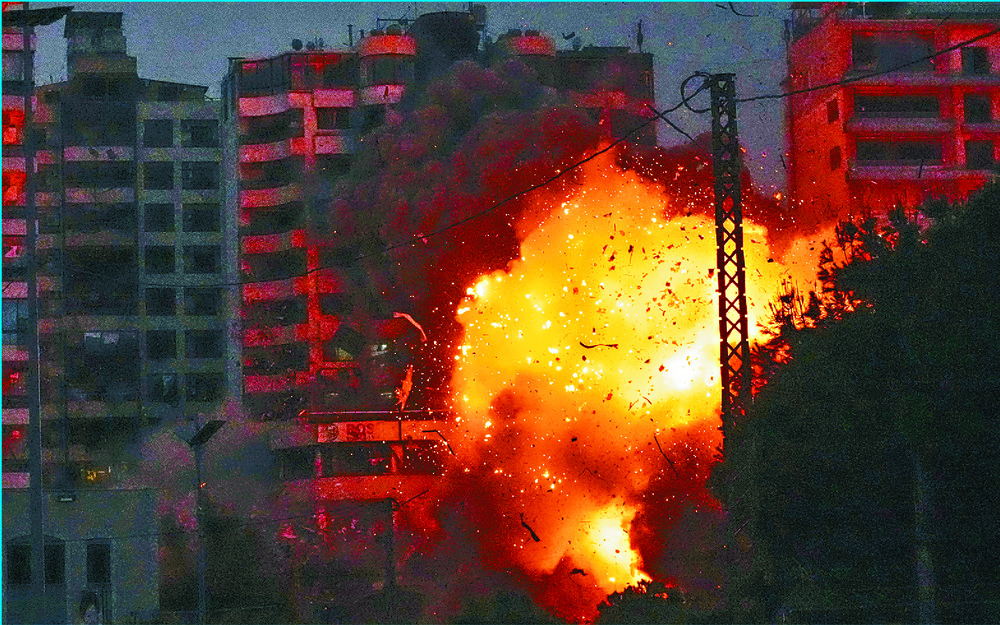 Signs of a diplomatic breaktrhough are accompanied by military escalation, including an Israeli air strike on Beirut suburbs controlled by Hezbollah. AP Signs of a diplomatic breaktrhough are accompanied by military escalation, including an Israeli air strike on Beirut suburbs controlled by Hezbollah. AP