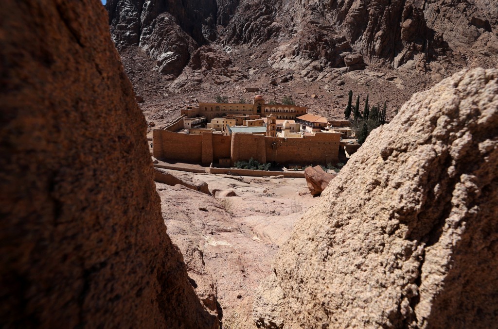 A general view of St. Catherine's Monastery in South Sinai, Egypt. (Reuters)