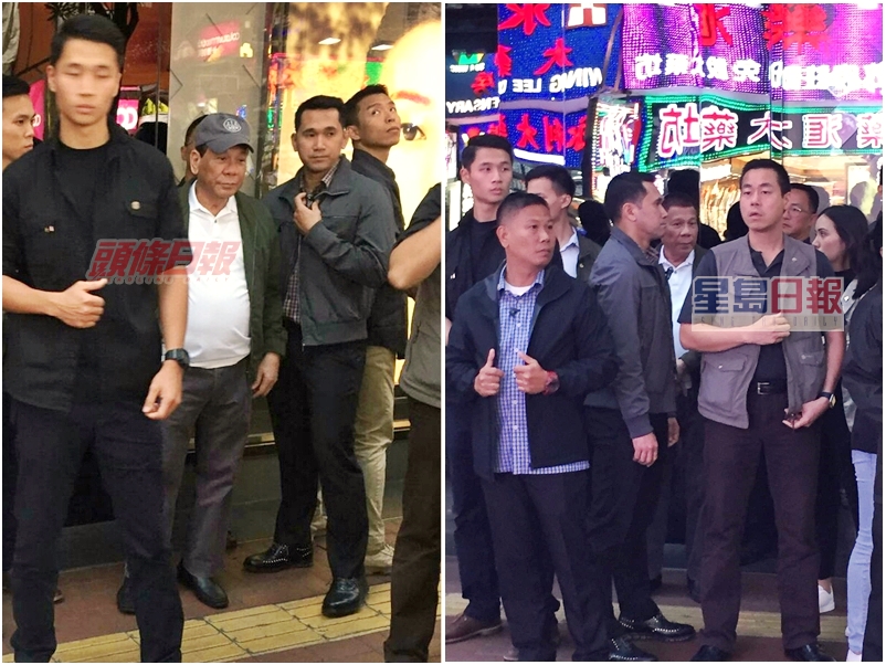 (File Photo/According to past reports, it is understood that Duterte was seen in a similar location in Causeway Bay back in February 2019. The Philippines media reported that Duterte's wife celebrated her birthday and that the trip was a birthday present to her)) (File Photo/According to past reports, it is understood that Duterte was seen in a similar location in Causeway Bay back in February 2019. The Philippines media reported that Duterte's wife celebrated her birthday and that the trip was a birthday present to her))
