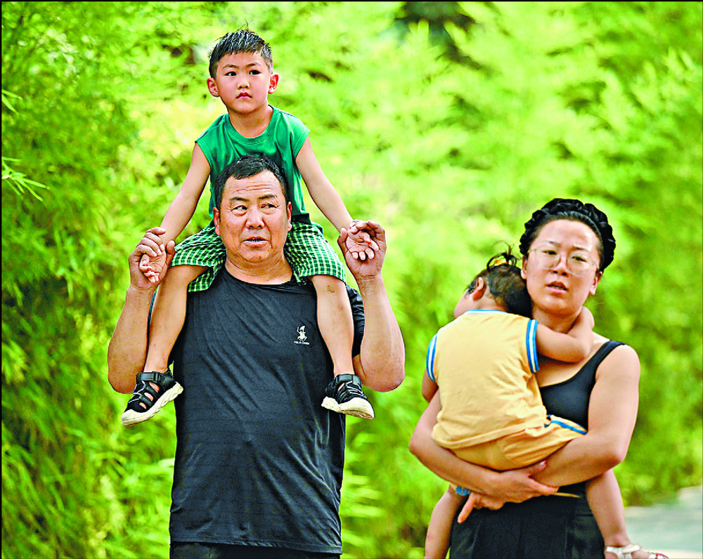 The country's health commission wants better child-raising support. AFP The country's health commission wants better child-raising support. AFP