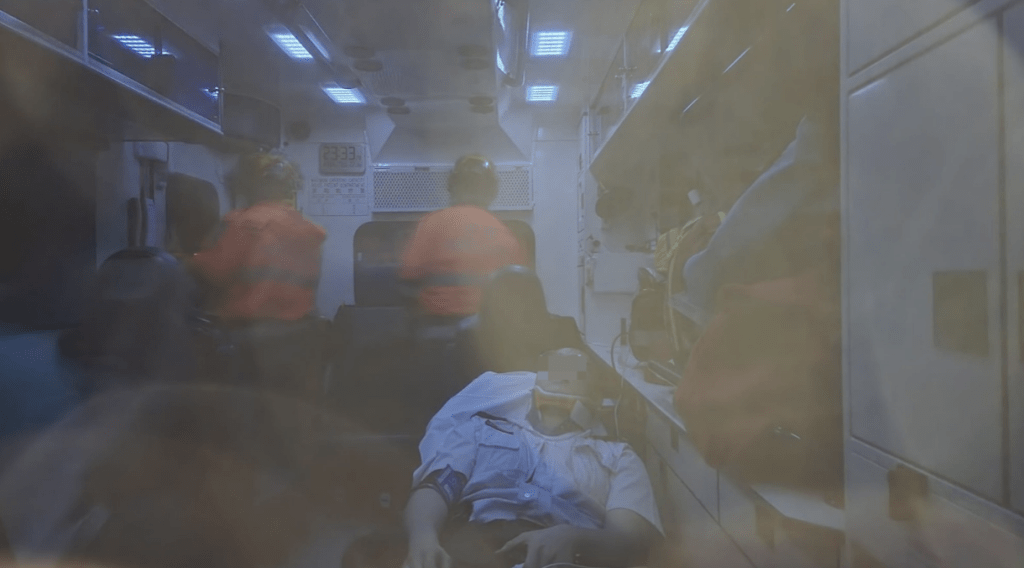 Three people were confirmed injured