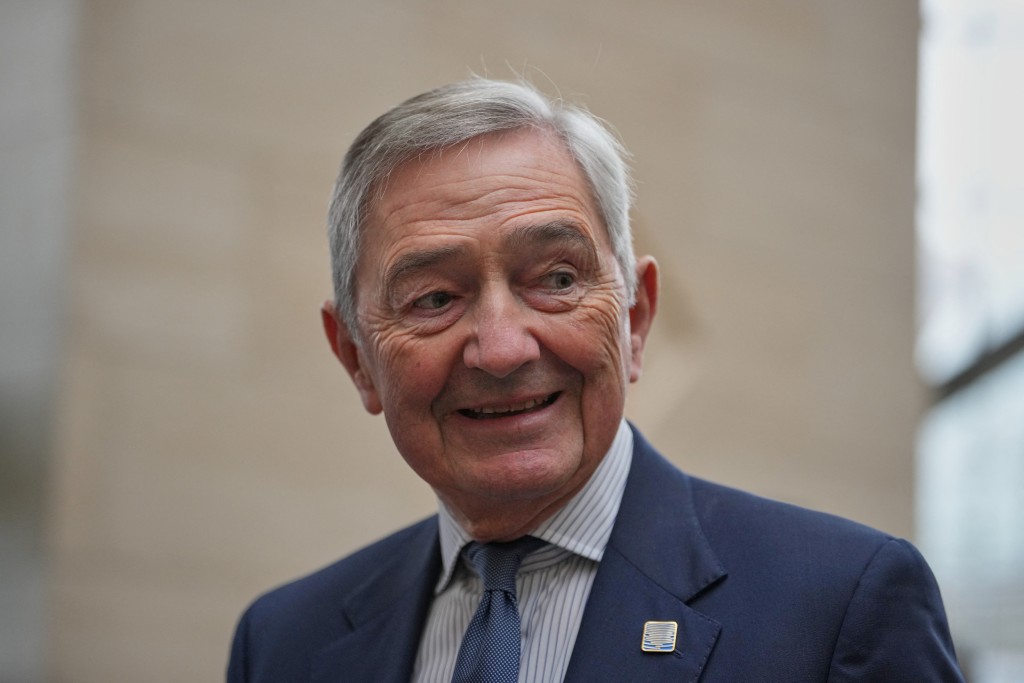 HSBC Group Chairman Brendan Nelson attends the UK-China Business Forum held at the headquarters of the Bank of China (BOC) in Beijing, China, January 30, 2026 .  Kin Cheung/Pool via REUTERS
