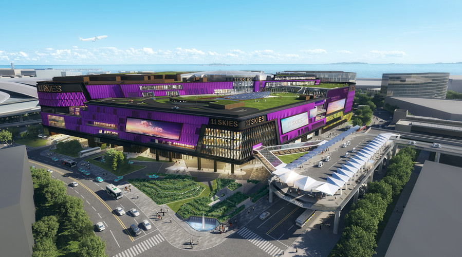 11 Skies was designed to be a one-stop entertainment, retail, and commerce landmark in Hong Kong with more than 800 shops and 120 dining establishments, according to New World's website.