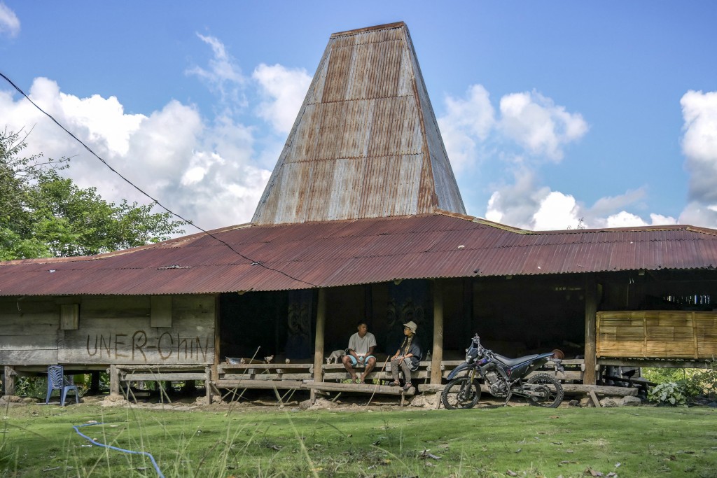 Photo by BAY ISMOYO / AFP This photo taken on June 23, 2026 shows a traditional Sumba house with its tall central roof at Tanggedu village in East Sumba, East Nusa Tenggara.