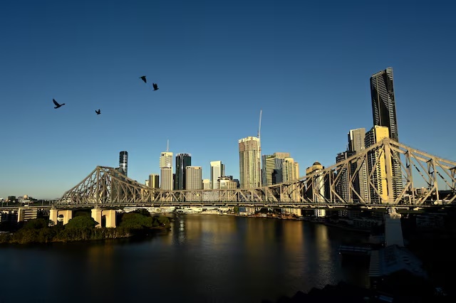 A view of the city skyline of Brisbane, Australia, July 4, 2021. REUTERS/Jaimi Joy