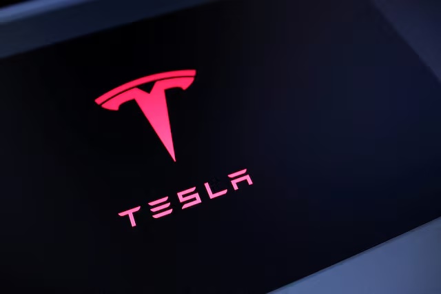 Tesla's logo is seen in this illustration created on July 23, 2025. REUTERS/Dado Ruvic/Illustration/File Photo