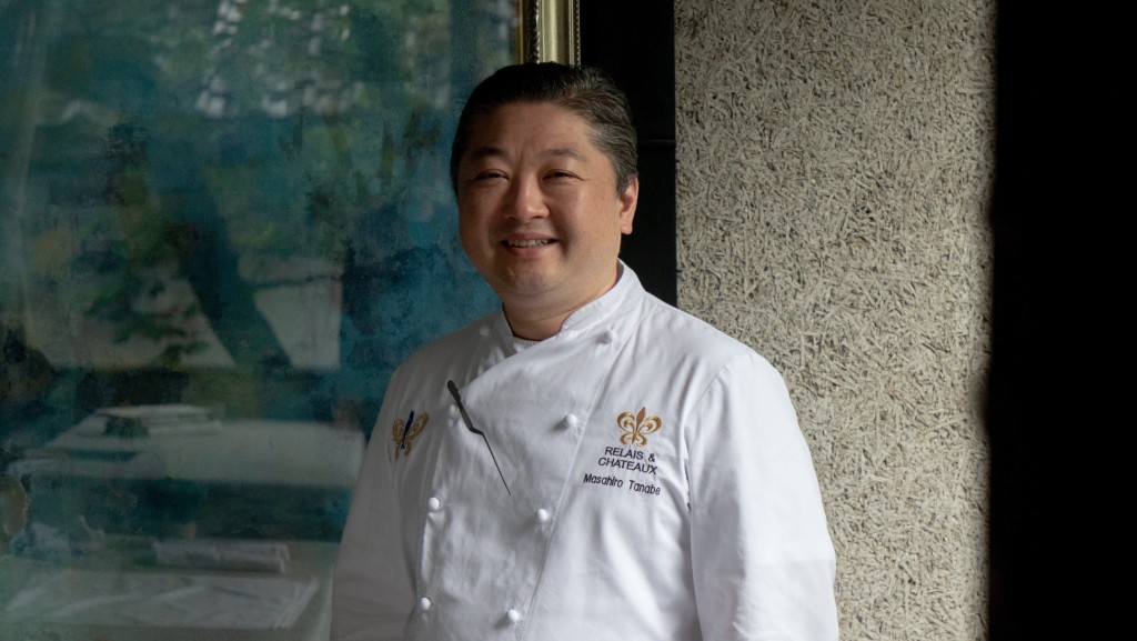 Chef Masahiro Tanabe of Hikariya-Nishi.