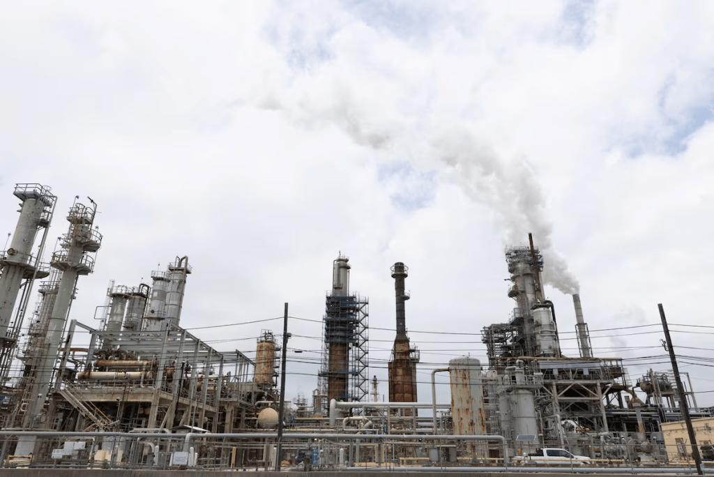 The Marathon Galveston Bay Refinery in Texas City outside of Houston, Texas, U.S., May 11, 2026. REUTERS/Shahrzad Rasekh 