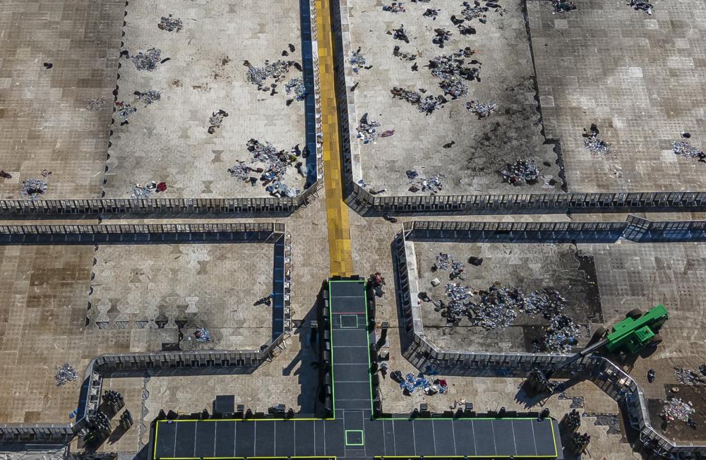 The aftermath of the tragic concert which claimed the lives of eight people. (AP) The aftermath of the tragic concert which claimed the lives of eight people. (AP)