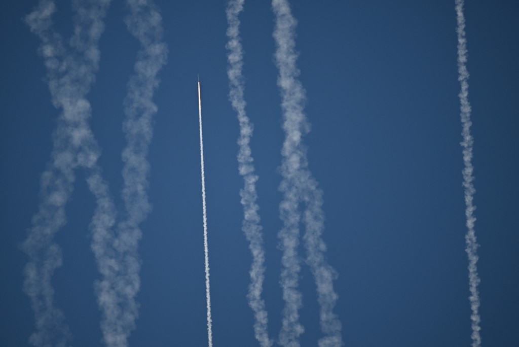 Chinese People's Liberation Army (PLA) soldiers fire a rocket into the air as they conduct military drills on Pingtan island, in eastern China’s Fujian province, the closest point to Taiwan, on December 30, 2025. (AFP)