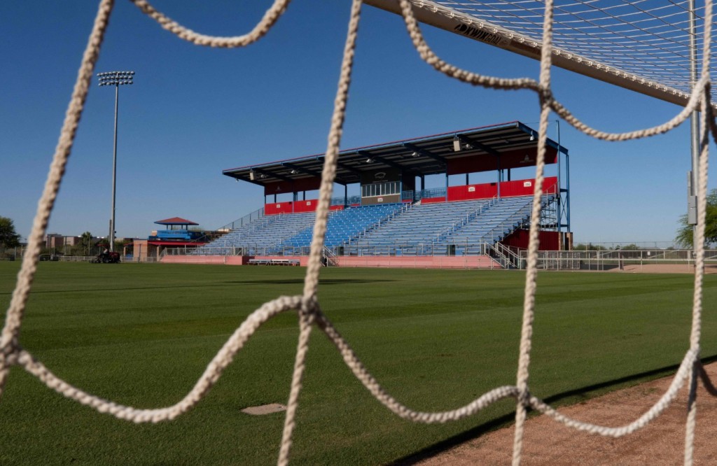 Should they compete at the World Cup, Iran’s players will train at the Kino Sports Complex in Tucson, Arizona.  AFP