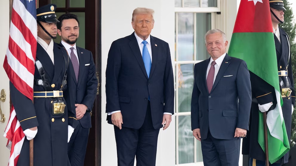 President Donald Trump meets with Jordan's King Abdullah at the White House in Washington, Feb. 11, 2025. Saul Loeb/AFP via Getty Images President Donald Trump meets with Jordan's King Abdullah at the White House in Washington, Feb. 11, 2025. Saul Loeb/AFP via Getty Images