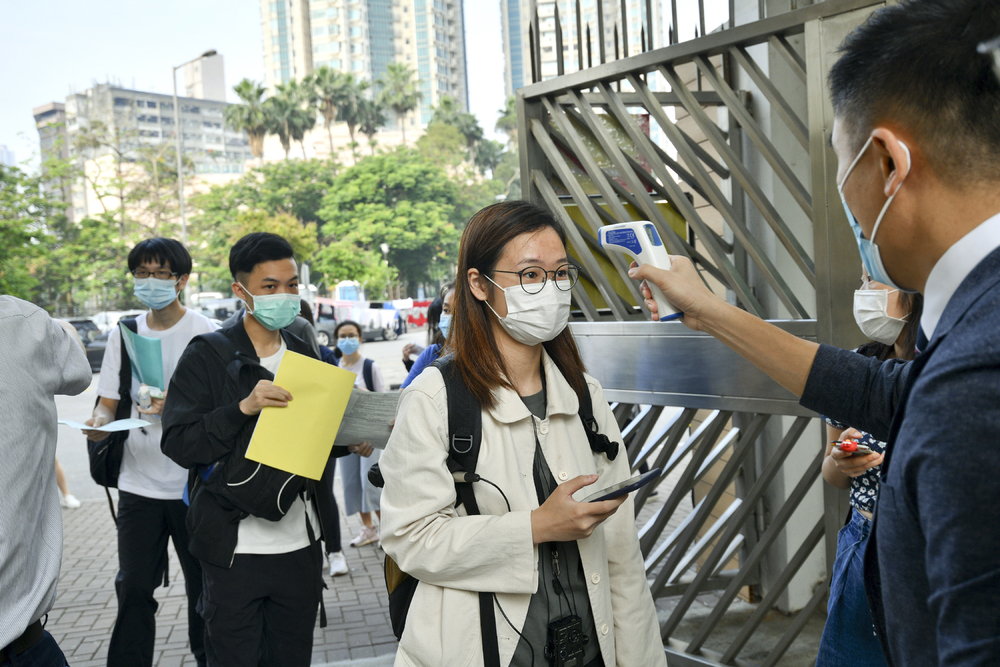 The government cannot disregard the health of students, according to Kevin Yeung.SING TAO The government cannot disregard the health of students, according to Kevin Yeung.SING TAO
