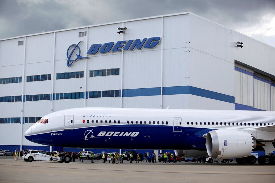 A Boeing 787-10 Dreamliner taxis past the Final Assembly Building at Boeing South Carolina in North Charleston, South Carolina, United States. (Reuters) A Boeing 787-10 Dreamliner taxis past the Final Assembly Building at Boeing South Carolina in North Charleston, South Carolina, United States. (Reuters)