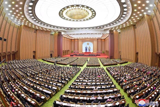General view of the Supreme People's Assembly (SPA) of the Democratic People's Republic of Korea (DPRK), in Pyongyang, North Korea, in this photo taken on September 7, 2022, released by North Korea's Korean Central News Agency (KCNA). KCNA via REUTERS/File Photo.