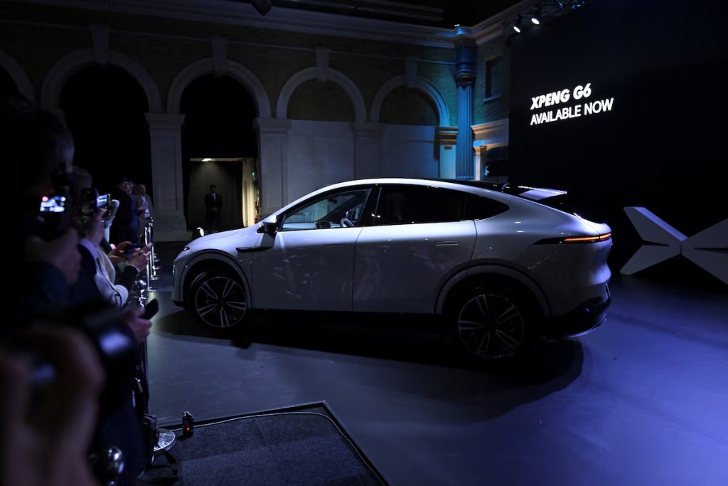 The G6 vehicle is seen displayed in London, Britain. Reuters 