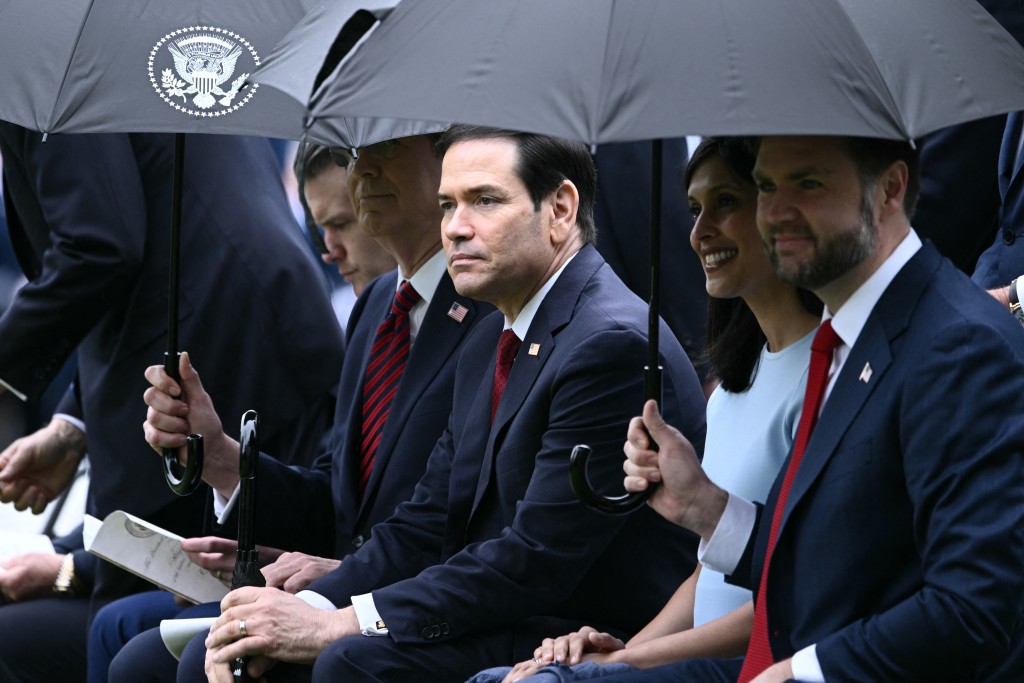 US Secretary of State Marco Rubio attends an arrival ceremony for the British King and Queen on the South Lawn of the White House in Washington, DC, on April 28, 2026.  (AFP/File)