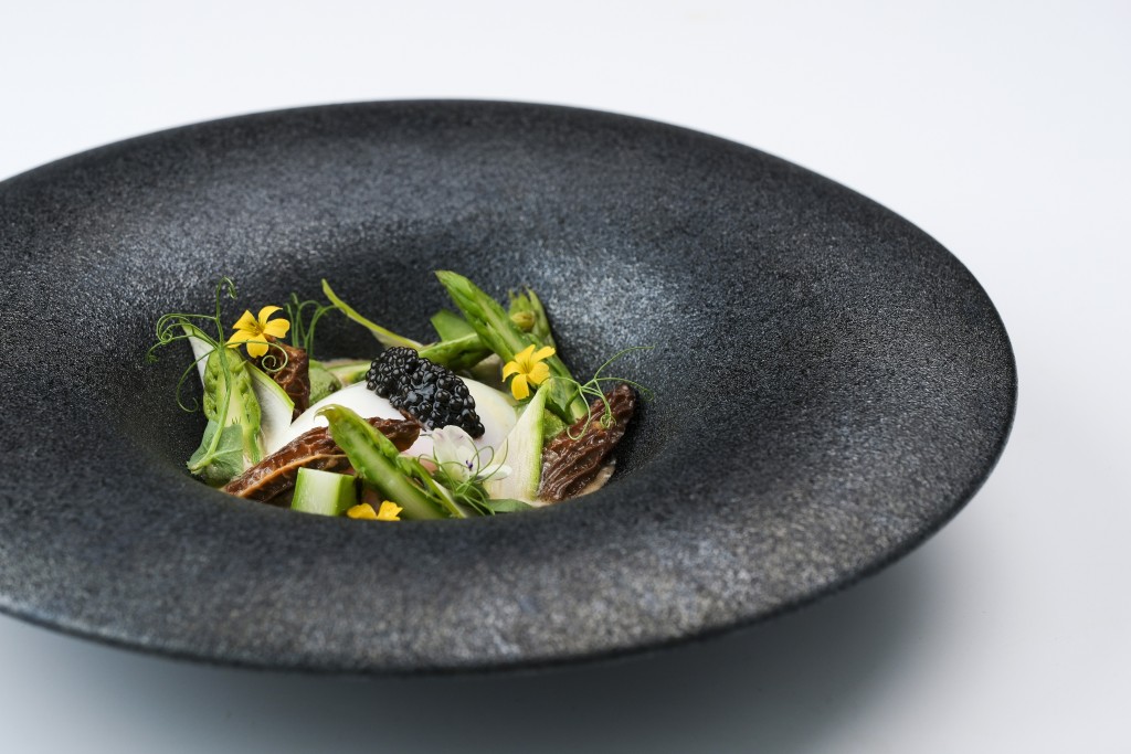 Egg and Morel.