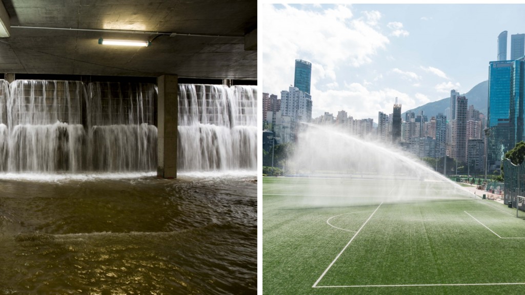 Hong Kong should build more underground storage tanks like the one at  Happy Valley, which uses the stormwater to irrigate the stadium.
