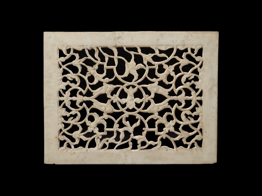 Screen Court workshops, Mughal dynasty About 1640 Pierced marble The Victoria and Albert Museum, 07071(IS)