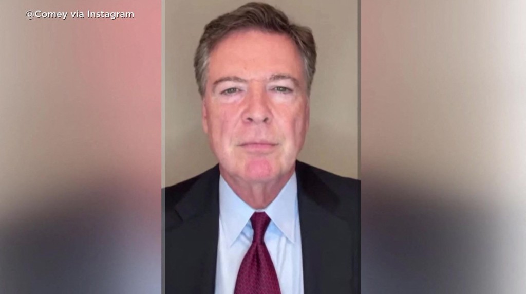 In this grab from a video posted on James Comey's Instagram page on September 25, 2025, the former FBI chief and prominent Donald Trump critic says that he is "not afraid" and declares his innocence after being indicted on two criminal counts as the US president escalates a campaign of retribution against political foes. (Photo by HANDOUT / @Comey via Instagram / AFP)