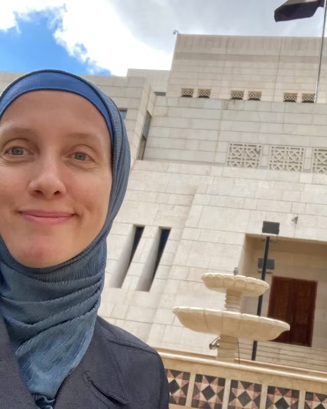 Shelly Kittleson, an American woman journalist who was kidnapped in Baghdad, in a location given as Damascus, Syria, in this image obtained from social media released on December 29, 2025. Shelly Kittleson via Instagram/via REUTERS