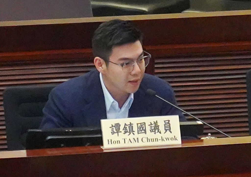  New Territories North lawmaker Kazaf Tam Chun-kwok 
