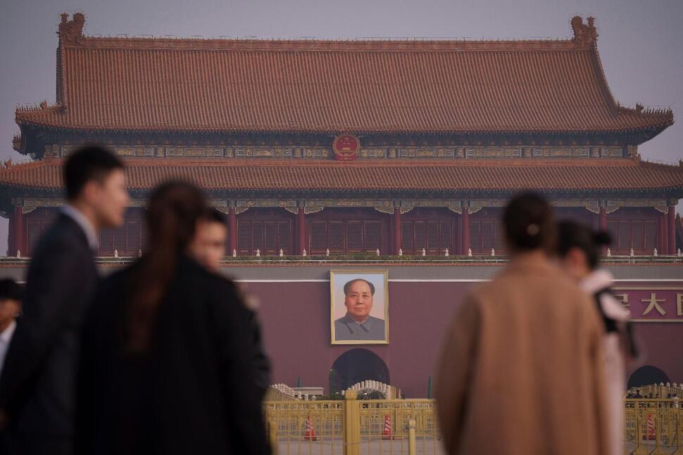 Journalists wait for the arrival of delegates at Tiananmen Square before the closing session of the Chinese People's Political Consultative Conference (CPPCC) in Beijing, China, Monday, March 10, 2025. (AP Photo/Vincent Thian) Journalists wait for the arrival of delegates at Tiananmen Square before the closing session of the Chinese People's Political Consultative Conference (CPPCC) in Beijing, China, Monday, March 10, 2025. (AP Photo/Vincent Thian)