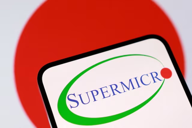 The Super Micro logo is seen in this illustration taken August 3, 2025. REUTERS/Dado Ruvic/Illustration/File Photo